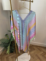 Dotty Beach Dress Cover-up. Size 10-20