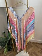 Dotty Beach Dress Cover-up. Size 10-20