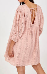Baby Doll Dress with tie neck detail