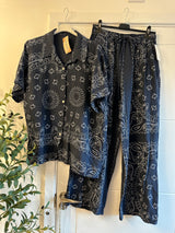 Bandana Paisley Trouser Shirt Co-ord