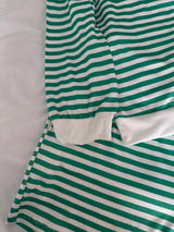 Green Stripe Sweater and Shorts Co-ord