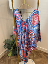 Pattern Beach Dress Cover Up. 10-22/24