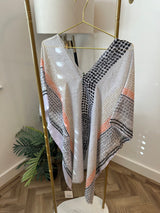 Dotty Beach Dress Cover-up. Size 10-20