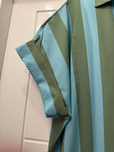 Gorgeous Stripe Shirt Dress 100% Cotton