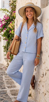 Beautiful Linen Blend Co-ord. Size 8-12