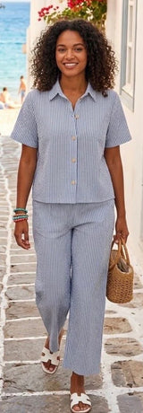 Beautiful Linen Blend Co-ord. Size 8-12