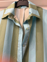 Gorgeous Stripe Shirt Dress 100% Cotton