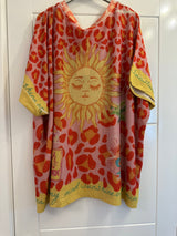 Luxury Summer Oversized V Neck Top up to size 20