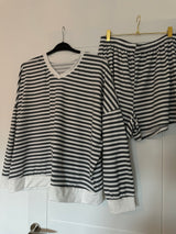 Stripe Sweater and Shorts Co-ord - various colours