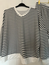 Stripe Sweater and Shorts Co-ord - various colours