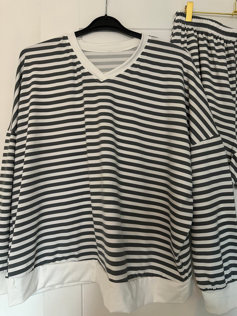 Stripe Sweater and Shorts Co-ord - various colours