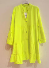 Short Neon Cotton Dress 8-18