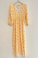 Stripe Heart Summer Dress 8-18