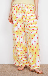 Flower Stripe Cotton Trouser 8-16