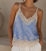 Crochet Silky Feel Vest Top