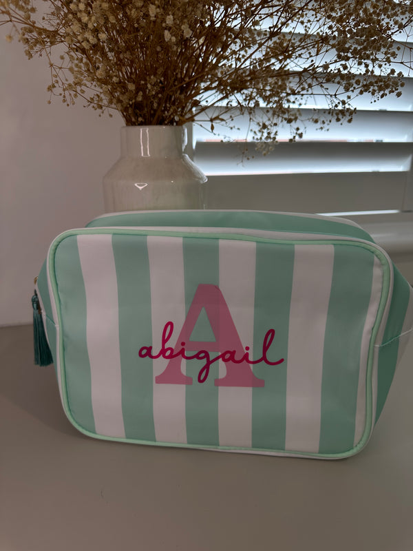 Large Initial with name - choose two colours - free personalisation