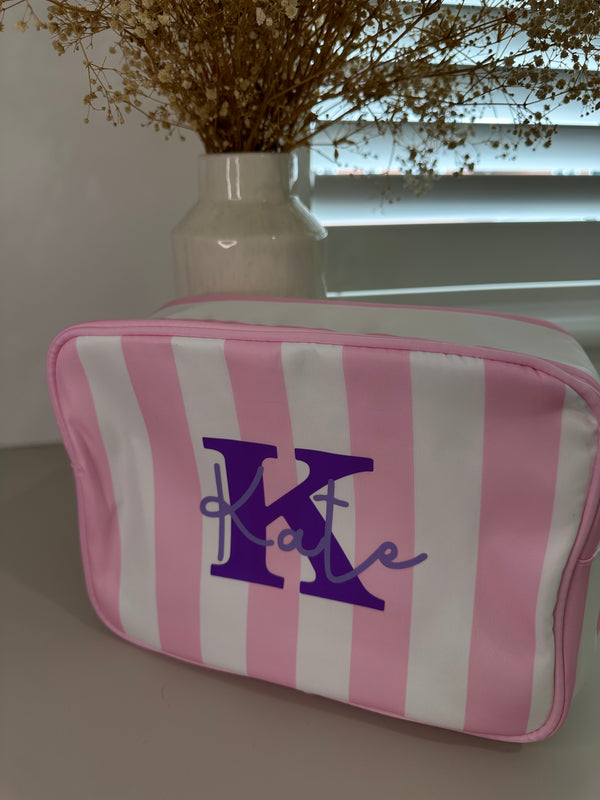 Large Initial with name - choose two colours - free personalisation