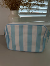 XL Stripe Nylon Pouch - Various Colours **Free personalisation**