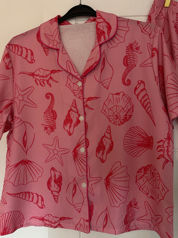 Seashells Shorts Set Pyjamas