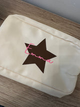 Star with name - choose two colours - free personalisation