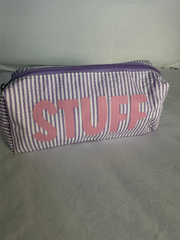 Lilac Pouch with Pink STUFF