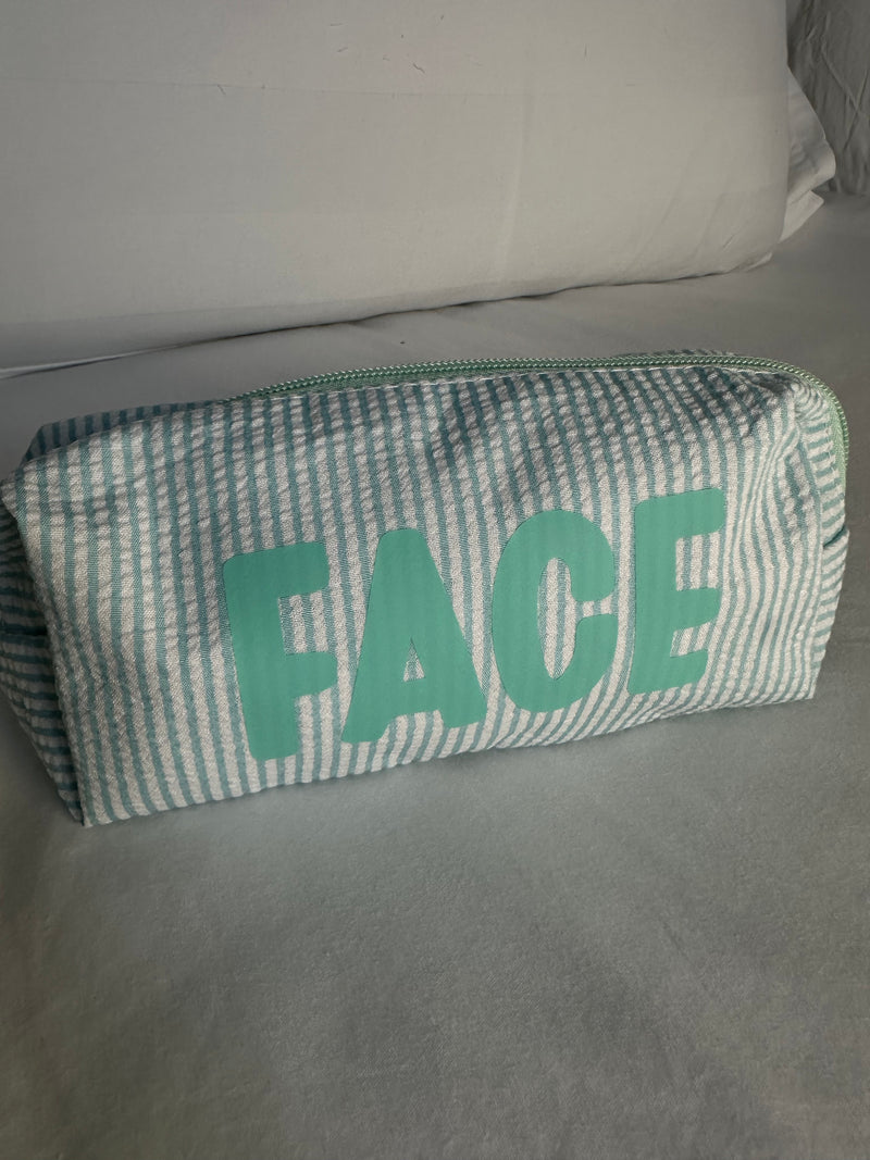 Turquoise Pouch with Turquoise FACE