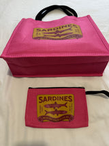Hot Pink Tote Bag with matching Pouch