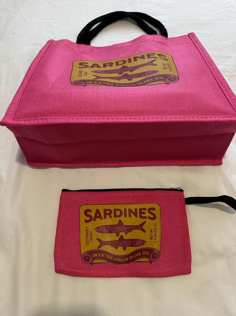 Hot Pink Tote Bag with matching Pouch