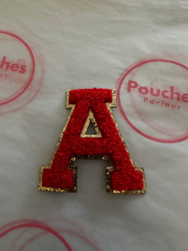 Red Chenille Letter 5.5cm