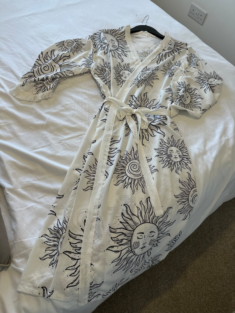 Sunflower Dressing Gown - XL up to size 14