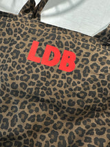 Leopard Print Tote Bag - personalised vinyl free