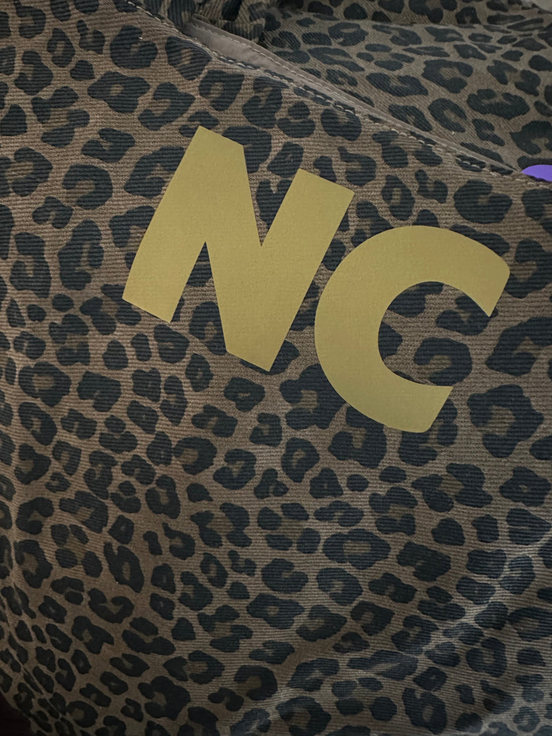 Leopard Print Tote Bag - personalised vinyl free