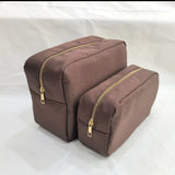 LIMITED EDITION chocolate brown pouch