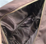 LIMITED EDITION chocolate brown pouch