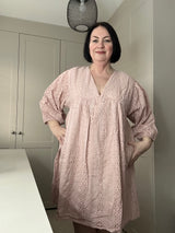 Baby Doll Dress with tie neck detail