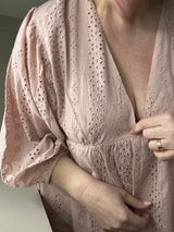 Baby Doll Dress with tie neck detail
