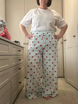 Flower Stripe Cotton Trouser 8-16