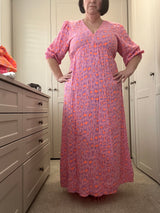 Leopard Dress 100% cotton - 8-18