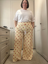 Flower Stripe Cotton Trouser 8-16